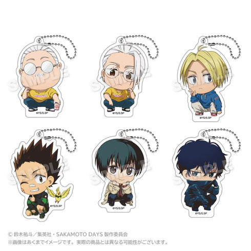 『SAKAMOTO DAYS』トレーディングミニキャラアクリルキーホルダー しゃがみこみVer.【BOX】